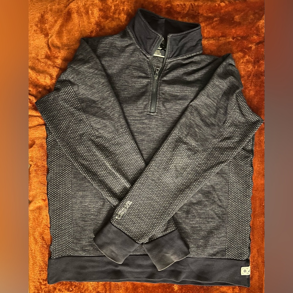 Reigning Champ X ASICS Navy Zip-Up Sweater